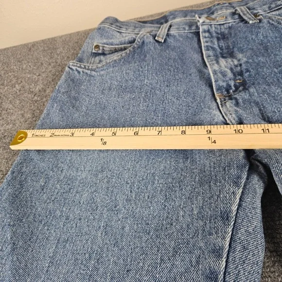 Wrangler Regular Fit Straight Leg Jeans Blue Denim 31x34 96501DS Mens - Picture 3 of 10